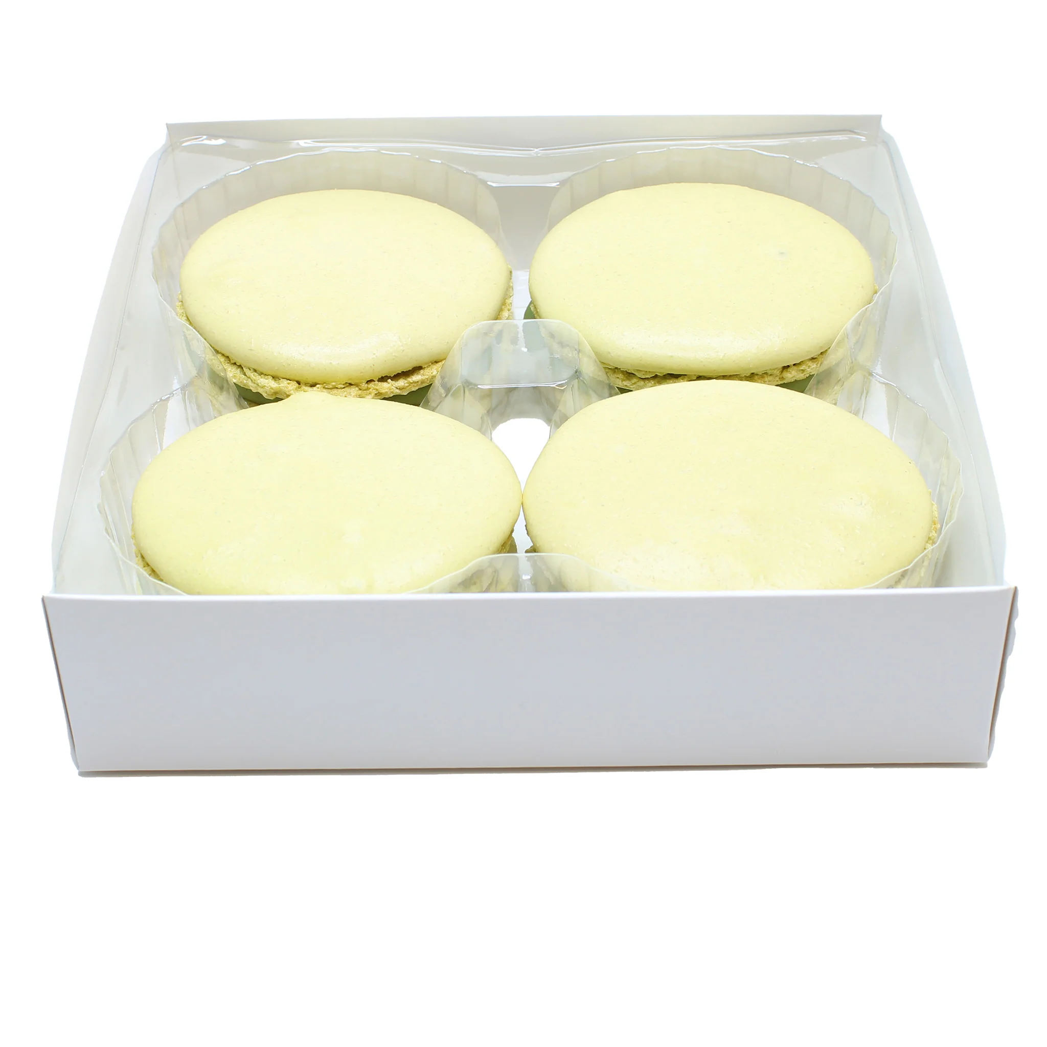 Large Pistachio Macarons - Box of 4 - Image 3